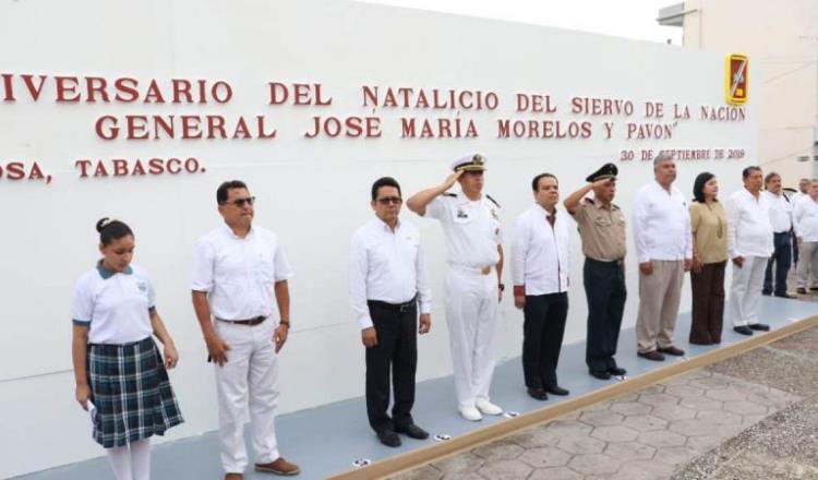 Celebran aniversario 254 del natalicio del Siervo de la Nación José