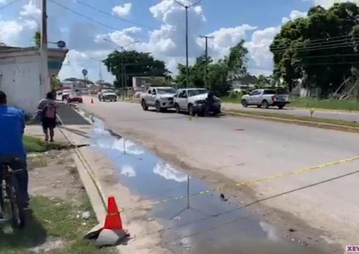 Balacera en Cunduacán deja un muerto atropellado y un herido