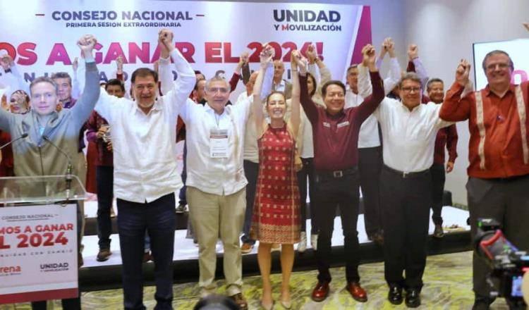 Celebra AMLO Acuerdo De Unidad En Morena Para Elegir A Candidato Pide