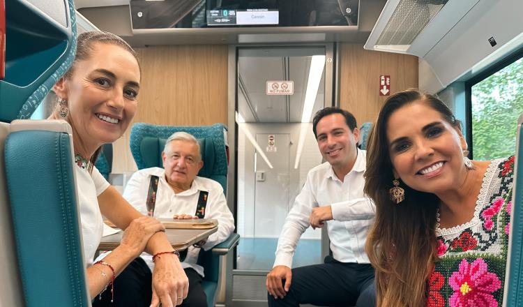 Amlo Y Sheinbaum Supervisan Trabajos Del Tren Maya En M Rida