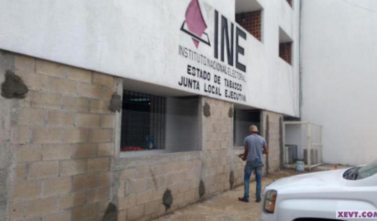 En marcha remodelación del edificio del INE en Tabasco