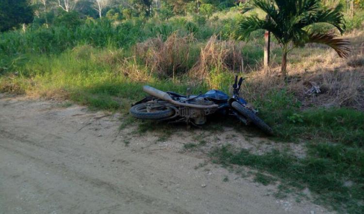 Recuperan moto robada en Cunduacán