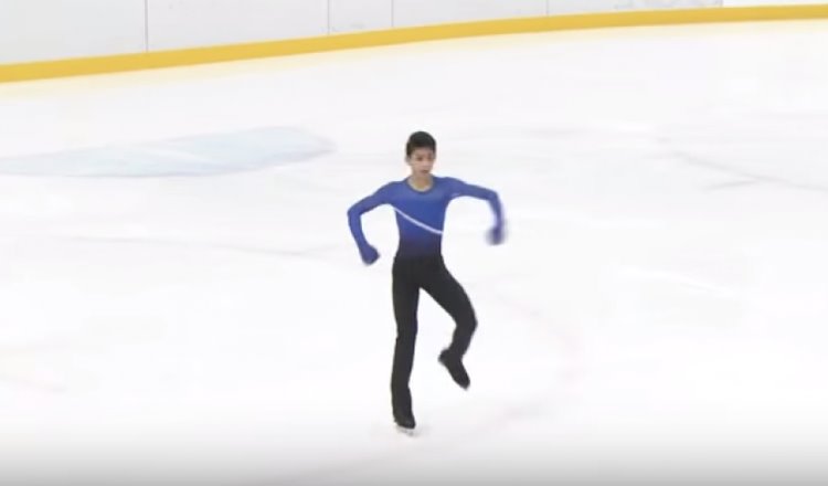 Joven patinador mexicano hace una rutina con canción de Juan Gabriel en Japón