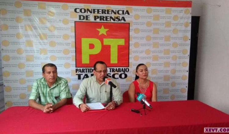 Insiste Martín Palacios que Adán López no es candidato de la alianza PT-MORENA