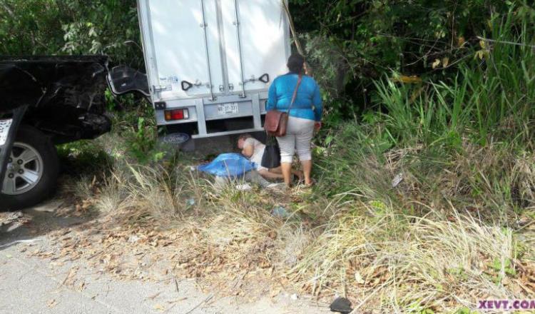 Fallece mujer en accidente en la carretera Macuspana-Villahermosa
