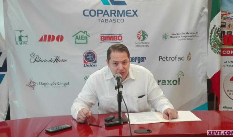 Convoca Coparmex a socios y empresarios a ampararse contra la Ley de Funcionamiento del municipios de Centro