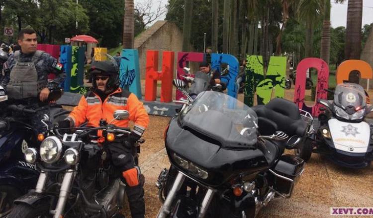 Participa Policía Federal en caravana para promover buen uso de motocicletas