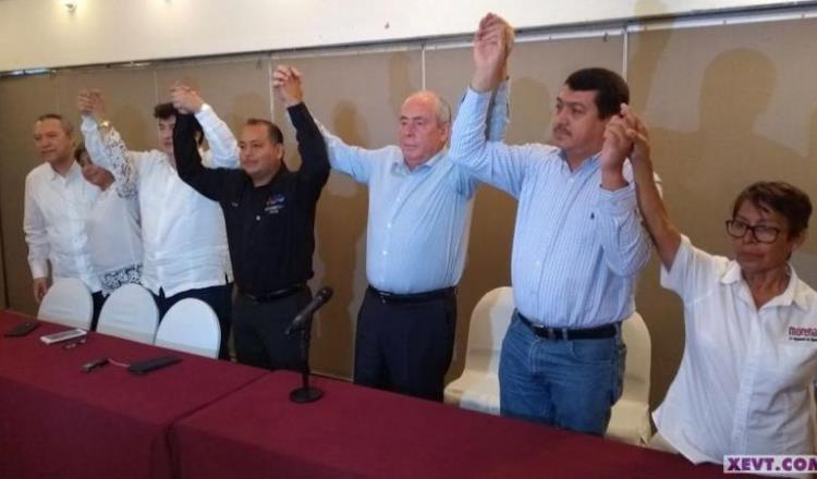 Formalizan MORENA, PT y PES su alianza en Tabasco