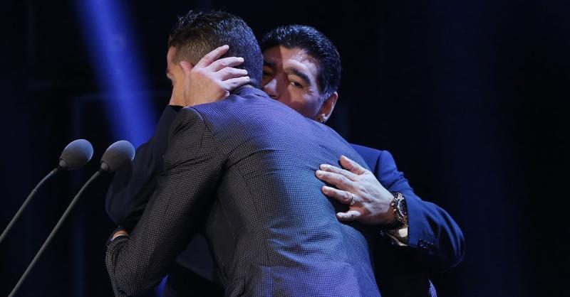 Cristiano no es el mejor jugador de la historia, afirma Maradona