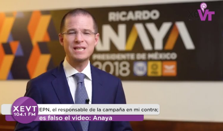 EPN el responsable de la campaña en mi contra: Anaya