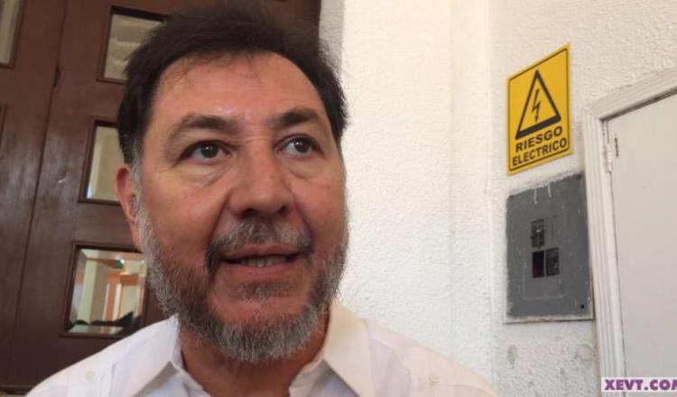 Núñez le ha quedado a deber a Tabasco, reitera Fernández Noroña