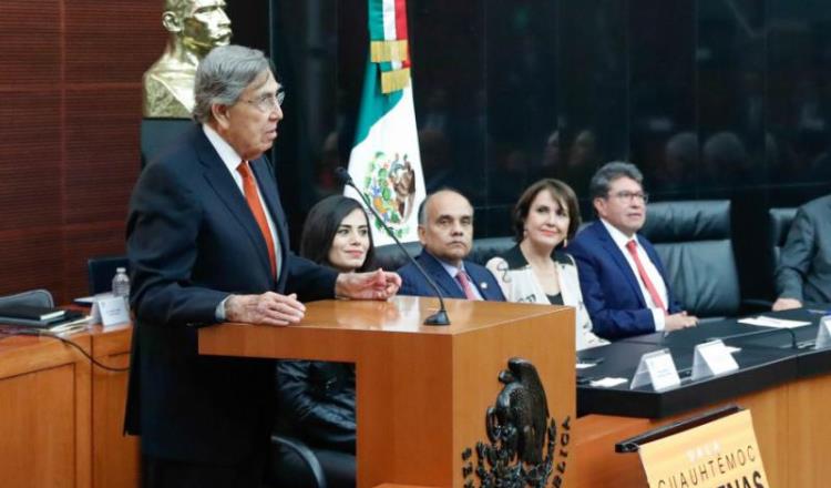 Partidos deben luchar sin cesar por rescate de la soberanía de México, sostiene Cuauhtémoc Cárdenas