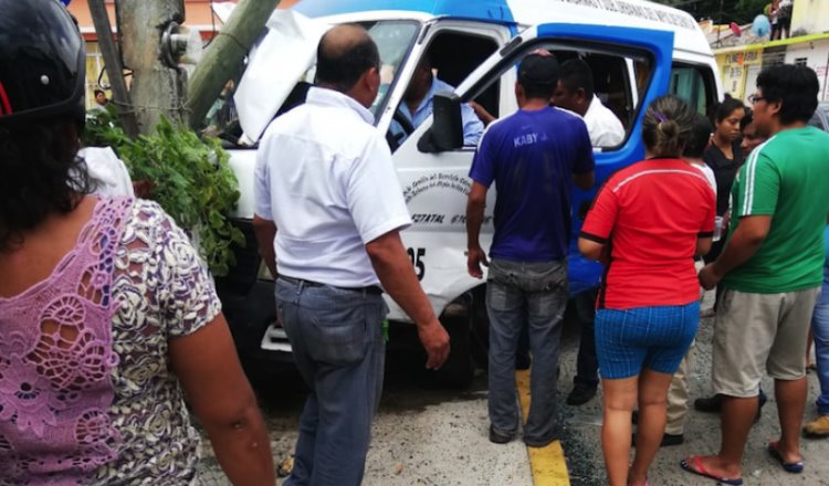 Dos accidentes automovilísticos dejan seis heridos en municipios de Tabasco