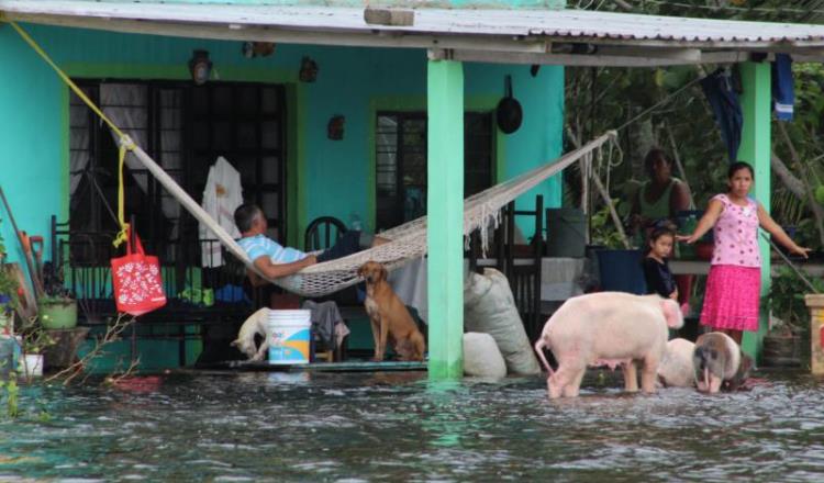 Hay 5 mil afectados por lluvias en Nacajuca: alcaldesa