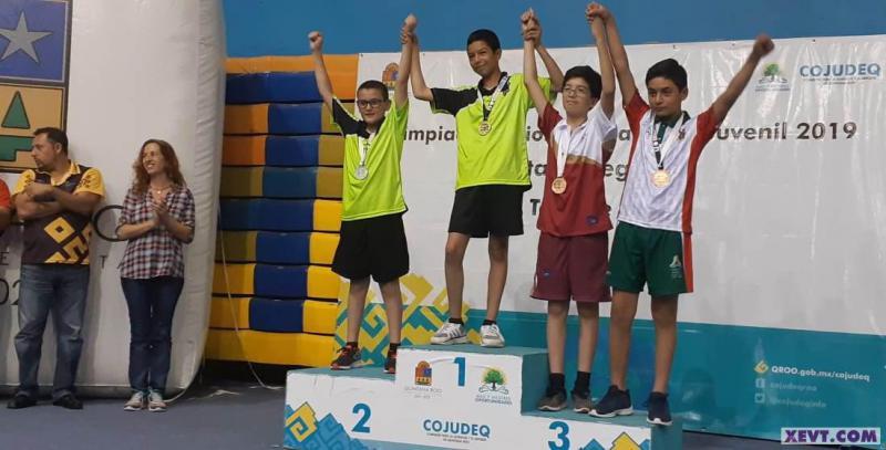 Suma Tabasco 4 pases a la Olimpiada Nacional y Campeonato Juvenil
