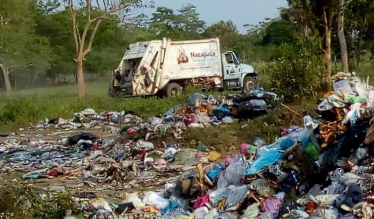 Ayuntamiento de Nacajuca tiene hasta el lunes para resolver problema de basurero a cielo abierto: pobladores 