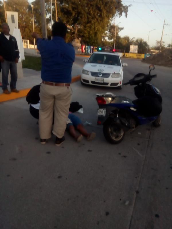 2 lesionados deja accidente automovilístico en la Villahermosa-Frontera