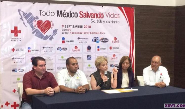 Anuncian carrera ‘Todo México, Salvando Vidas’ de la Cruz Roja