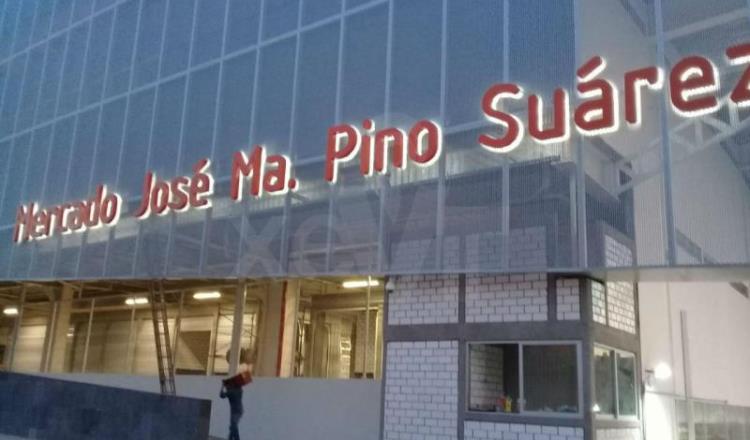 Estiman inaugurar en marzo… nuevo mercado Pino Suárez