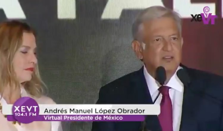 Andrés Manuel López Obrador, virtual presidente de México