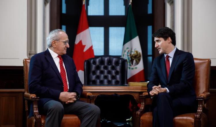 Se reúne Seade con el primer ministro de Canadá, Justin Trudeau, para hablar del T-MEC