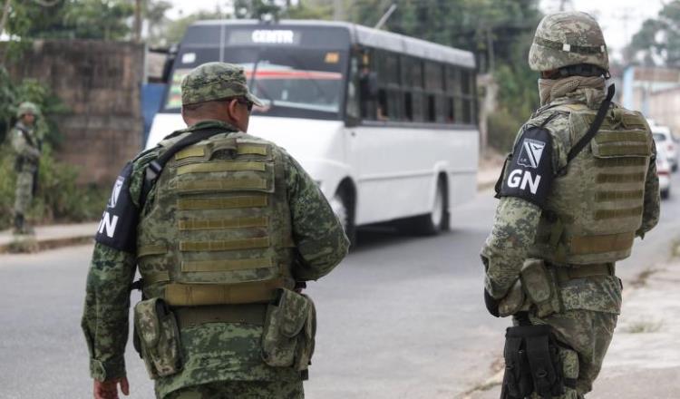 Iniciará la próxima semana patrullaje de la Guardia Nacional por La Selva, Nacajuca