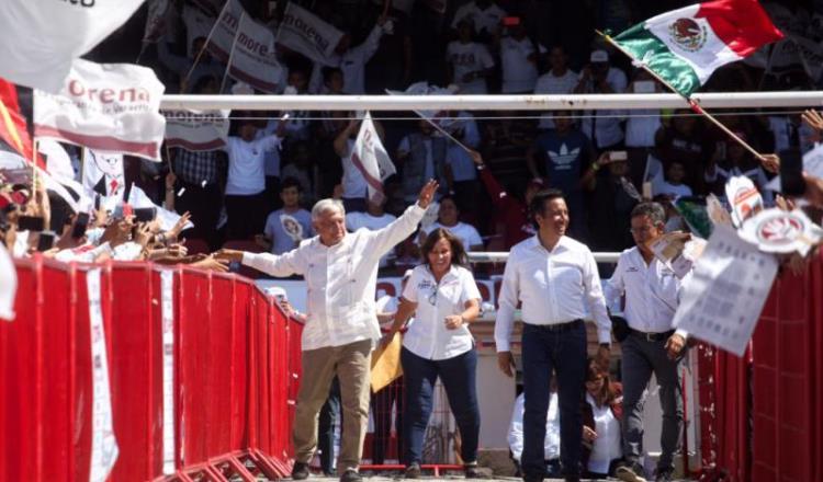 ‘Va a ser goliza como el primero de julio’, afirma AMLO tras segundo gol de México