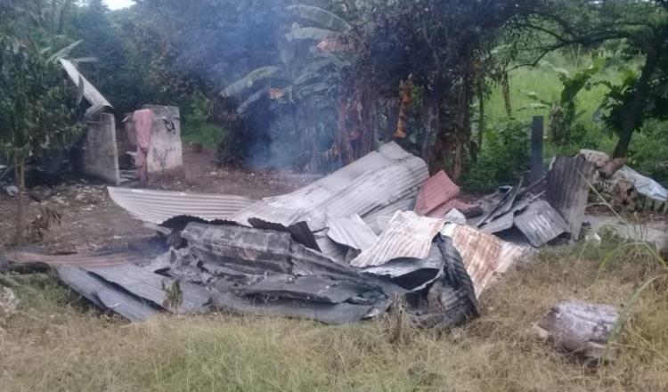 Dos casas fueron incendiadas en Huimanguillo