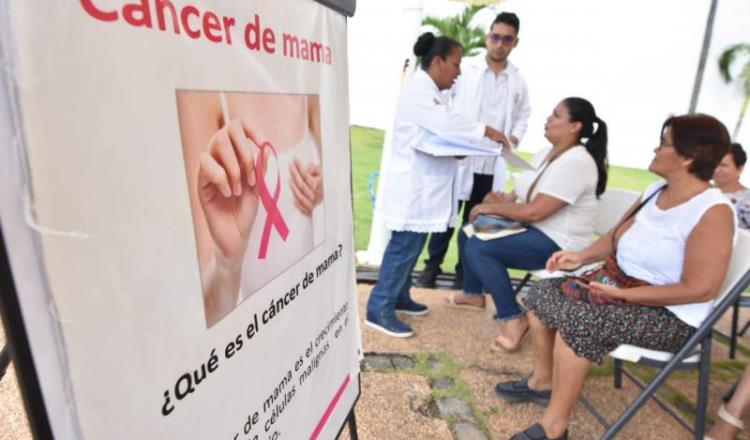 Diagnostican a 7 mujeres con cáncer de mama avanzado durante caravanas en Centro 