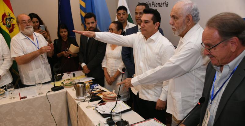 Eligen a Alito Moreno presidente de la Conferencia Permanente de Partidos Políticos de América Latina