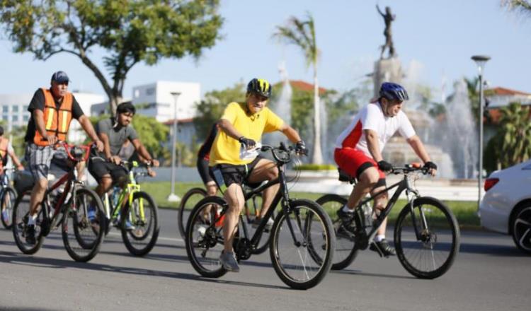 Ve Evaristo mayor aceptación de automovilistas hacia ciclistas de ‘Bici Ruta’ sabatina 