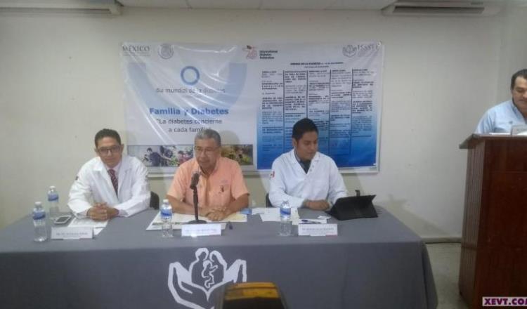 10 mil diabéticos en Tabasco generan gastos por más de 30 mdp: ISSSTE