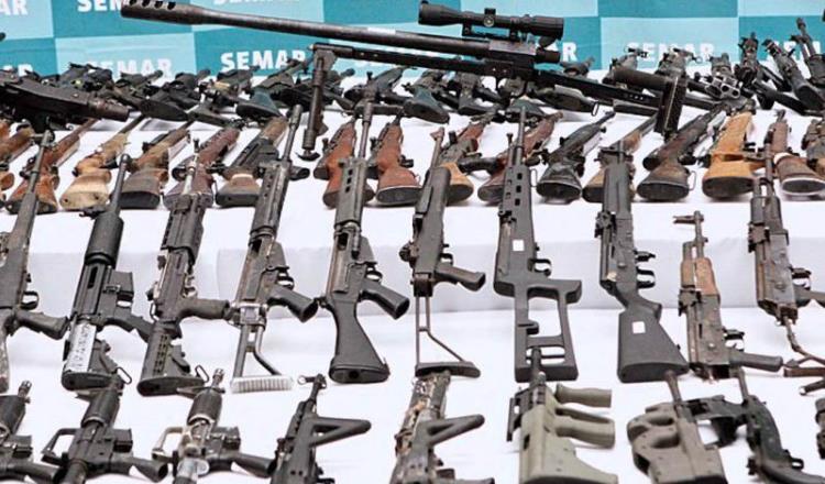 Pacta México con Unión Europea detener tráfico de armas a territorio mexicano