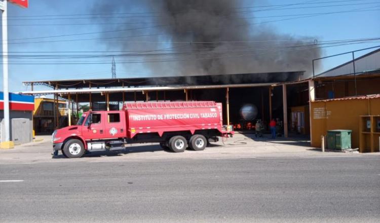 Arde pipa cuando recibía mantenimiento en Anacleto Canabal