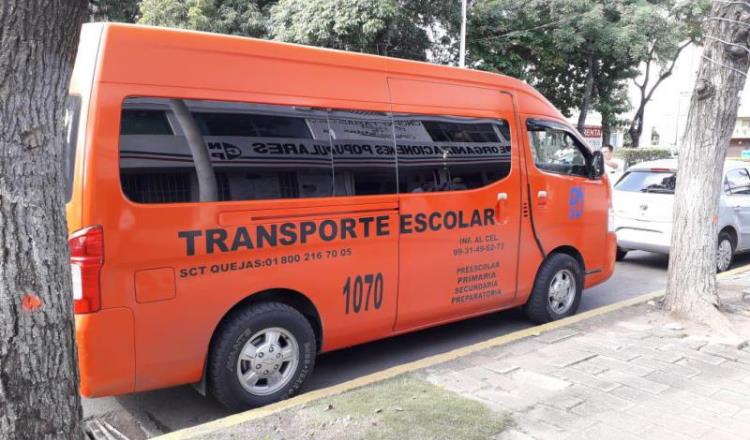 Denuncian transportistas escolares competencia desleal de 90 unidades ilegales