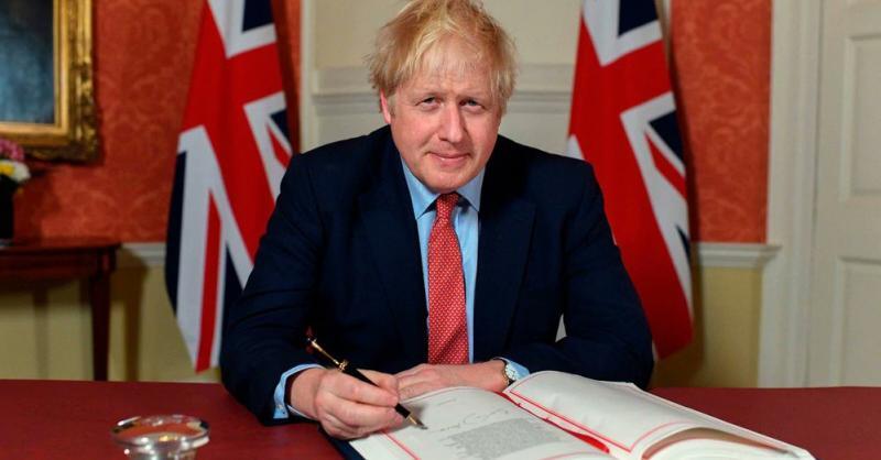 Firma Boris Johnson el acuerdo para que Reino Unido deje la Unión Europea
