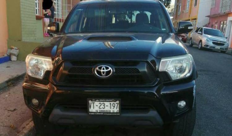 Recuperan dos vehículos robados en diferentes puntos de Villahermosa