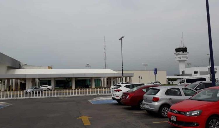 Registra aeropuerto de Villahermosa caída del 37.7% en el tráfico de pasajeros en el primer mes de 2021