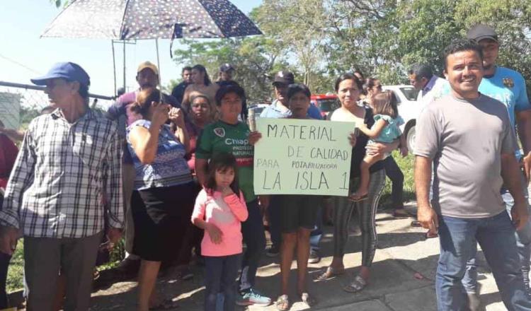 Pobladores de La Isla piden seguridad y mantenimiento a planta potabilizadora