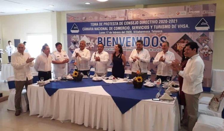 Rinde protesta Consejo Directivo 2020-2021 de la Canaco Villahermosa