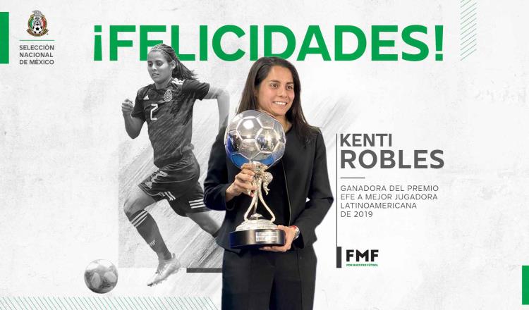 Gana mexicana el Trofeo EFE a la Mejor Jugadora Latinoamericana