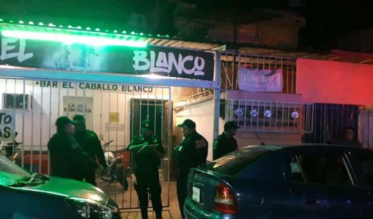 Se movilizan policías por supuesta amenaza a un bar en Tamulté
