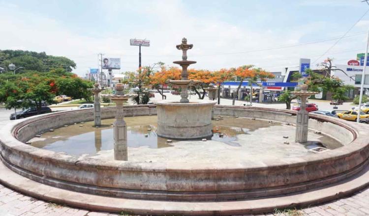 Aun espera Ayuntamiento de Centro proyecto de distribuidor Guayabal para decidir destino de fuente Framboyanes