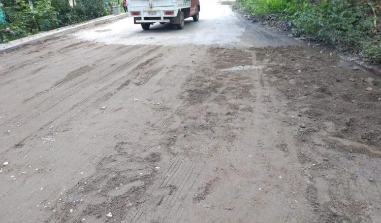 Solicitan reparación de la carretera Tacotalpa-Tapijulapa que está intransitable