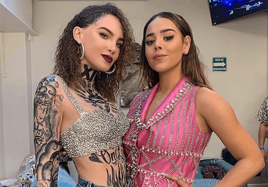 Belinda y Danna Paola juntas en los Spotify Awards