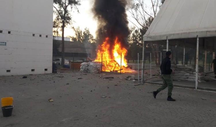 Estalla coche bomba en instalaciones de la Guardia nacional en Celeya; hay dos lesionados