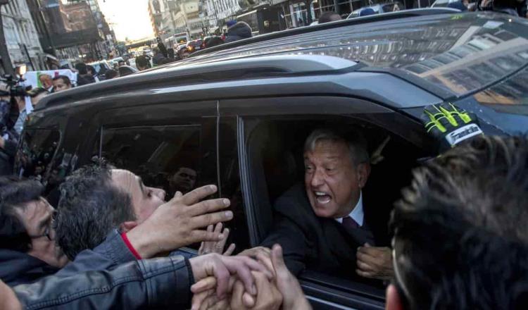 Increpan manifestantes a AMLO en Sonora, el tabasqueño les responde: ‘provocación ¡no!’