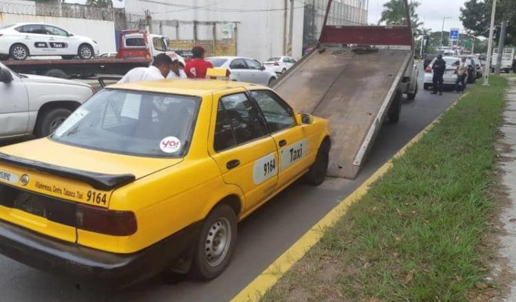 Asegura Movilidad que quedan muy pocos taxis piratas en circulación