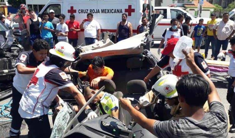 Fuerte accidente en Río Viejo deja como saldo cuatro heridos