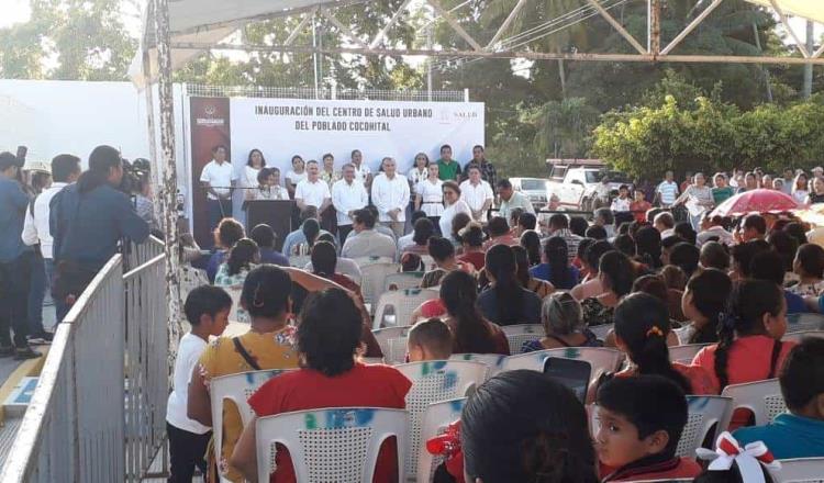 Inaugura Adán Augusto obras en Comalcalco y reitera compromiso de un puente que comunique con Paraíso